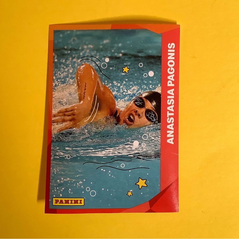 ANASTASIA PAGONIS 2024 Panini Family McDonalds Happy Meal Olympics Sticker
